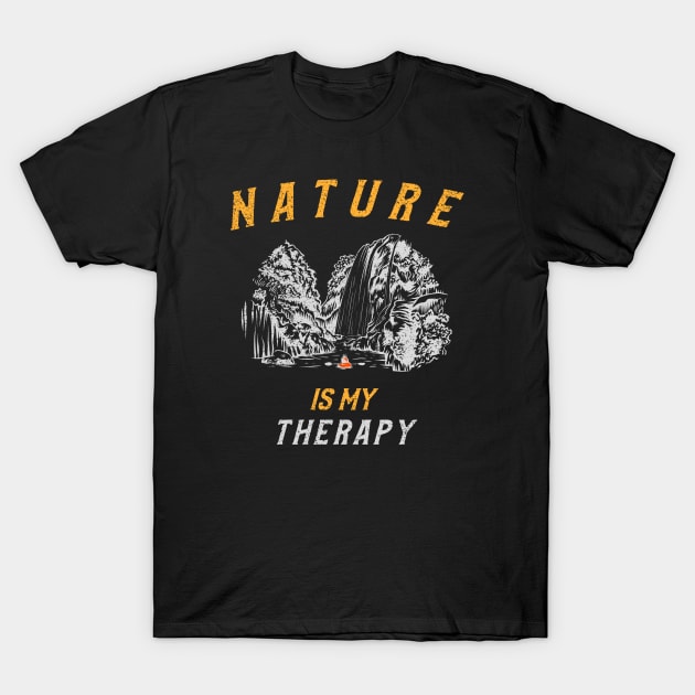 nature is my therapy T-Shirt by lmdesignco